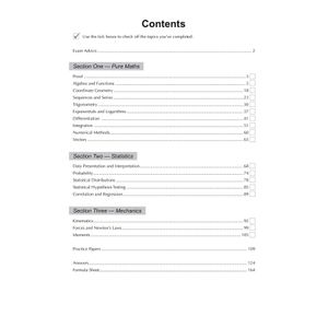 A-Level Maths OCR Exam Practice Workbook (includes Answers) Look Inside Image 1