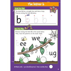 ABC Wipe-Clean Activity Book for Ages 3-5 (with pen) Look Inside Image 3