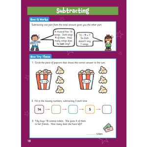 Addition & Subtraction Activity Book for Ages 5-6 (Year 1) Look Inside Image 4