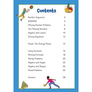 Algebra Activity Book for Ages 10-11 (Year 6) Look Inside Image 1