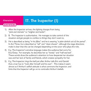 An Inspector Calls Revision Question Cards (Ages 14-16) Look Inside Image 4