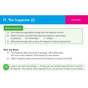 An Inspector Calls Revision Question Cards (Ages 14-16) Look Inside Image 3