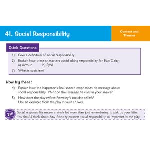 An Inspector Calls Revision Question Cards (Ages 14-16) Look Inside Image 5