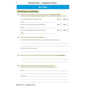 An Inspector Calls Study & Workbook Pack (Ages 14-16) Look Inside Image 10
