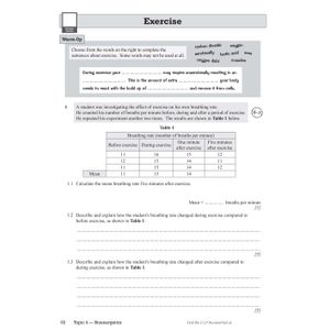 GCSE Biology AQA Higher Exam Practice Workbook Look Inside Image 15