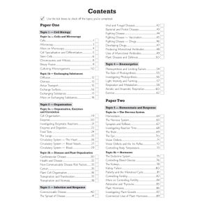 GCSE Biology AQA Higher Exam Practice Workbook Look Inside Image 1