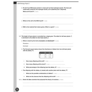 AQA GCSE Biology Exam Workbook (Ages 14-16) Look Inside Image 4