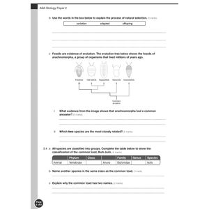 AQA GCSE Biology Exam Workbook (Ages 14-16) Look Inside Image 5