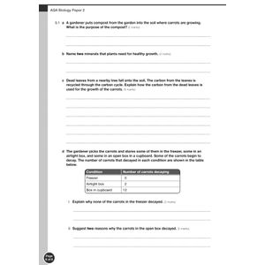AQA GCSE Biology Exam Workbook (Ages 14-16) Look Inside Image 6