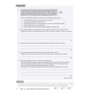 GCSE Chemistry AQA Higher Exam Practice Workbook Look Inside Image 14