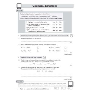 GCSE Chemistry AQA Higher Exam Practice Workbook Look Inside Image 10