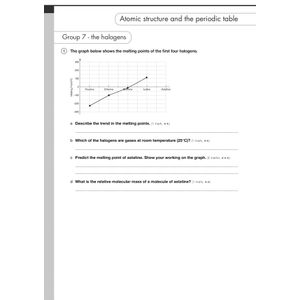 AQA GCSE Chemistry Exam Workbook (Ages 14-16) Look Inside Image 1