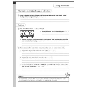 AQA GCSE Chemistry Exam Workbook (Ages 14-16) Look Inside Image 2