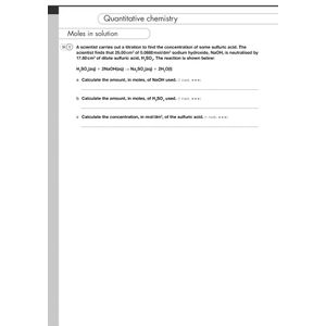 AQA GCSE Chemistry Exam Workbook (Ages 14-16) Look Inside Image 3