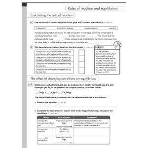 AQA GCSE Chemistry Exam Workbook (Ages 14-16) Look Inside Image 4
