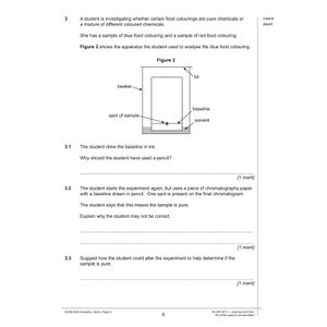 AQA GCSE Chemistry Practice Papers Higher Pack 2 (Ages 15-16) Look Inside Image 5