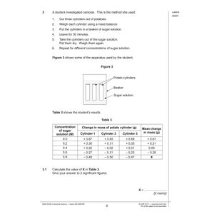 AQA GCSE Combined Science Practice Papers Foundation Pack 1 (Ages 15-16) Look Inside Image 5