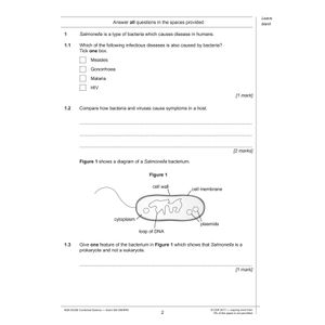 AQA GCSE Combined Science Practice Papers Higher Pack 1 (Ages 15-16) Look Inside Image 1