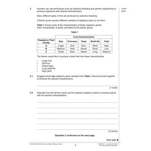 AQA GCSE Combined Science Practice Papers Higher Pack 2 (Ages 15-16) Look Inside Image 4