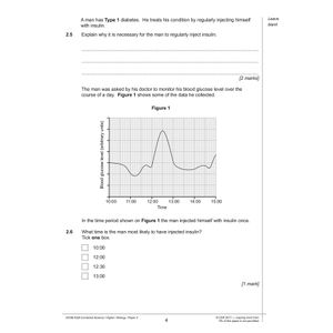AQA GCSE Combined Science Practice Papers Higher Pack 2 (Ages 15-16) Look Inside Image 3