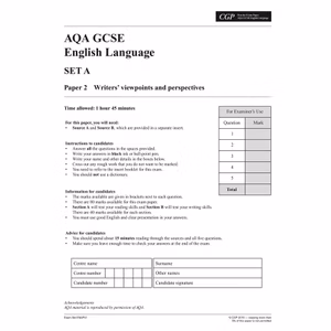 AQA GCSE English Language Practice Papers (Ages 15-16) Look Inside Image 5