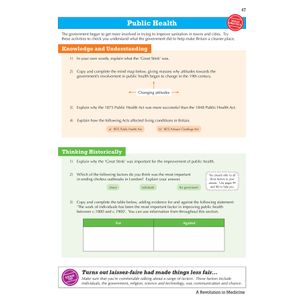 AQA GCSE History Britain: Health & The People Study Guide (Ages 14-16) Look Inside Image 6