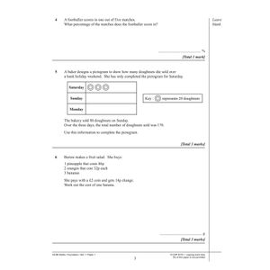 AQA GCSE Maths Practice Papers Foundation (Ages 15-16) Look Inside Image 3