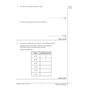 AQA GCSE Maths Practice Papers Foundation (Ages 15-16) Look Inside Image 4