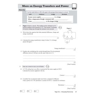 GCSE Physics AQA Higher Exam Practice Workbook Look Inside Image 19