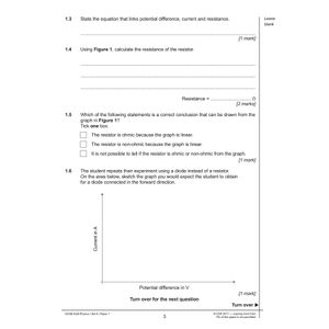 AQA GCSE Physics Practice Papers Higher Pack 2 (Ages 15-16) Look Inside Image 2