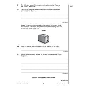 AQA GCSE Physics Practice Papers Higher Pack 2 (Ages 15-16) Look Inside Image 4