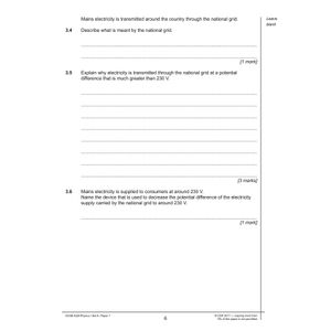 AQA GCSE Physics Practice Papers Higher Pack 2 (Ages 15-16) Look Inside Image 5