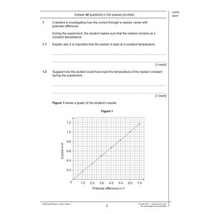 AQA GCSE Physics Practice Papers Higher Pack 2 (Ages 15-16) Look Inside Image 1