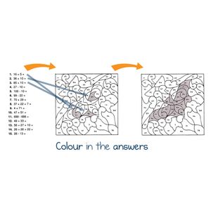 Arithmetic Colouring Book (Ages 7-11) Look Inside Image 1