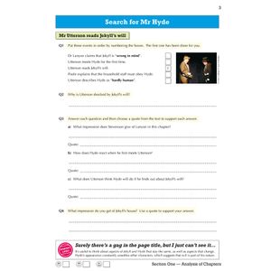 Dr Jekyll & Mr Hyde Study & Workbook Pack (Ages 14-16) Look Inside Image 10