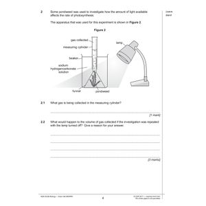 eBay GCSE Biology AQA Higher Practice Papers Pack (Ages 14-16) Look Inside Image 3