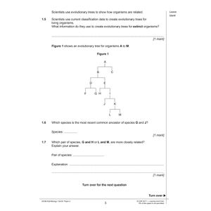 eBay GCSE Biology AQA Higher Practice Papers Pack (Ages 14-16) Look Inside Image 8