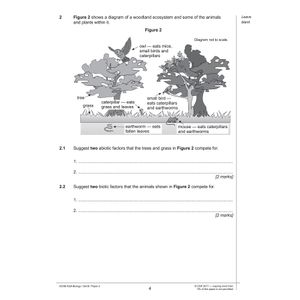eBay GCSE Biology AQA Higher Practice Papers Pack (Ages 14-16) Look Inside Image 9