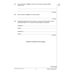 eBay GCSE Biology AQA Higher Practice Papers Pack (Ages 14-16) Look Inside Image 10