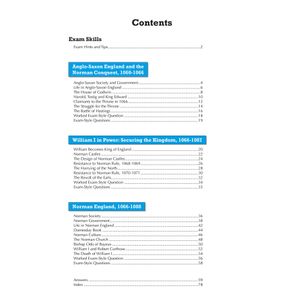 Edexcel GCSE History Anglo Saxon & Norman England Study Guide (Ages 14-16) Look Inside Image 1
