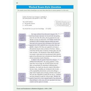 Edexcel GCSE History Crime & Punishment in Britain Study Guide (Ages 14-16) Look Inside Image 4