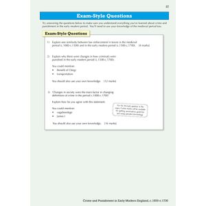 Edexcel GCSE History Crime & Punishment in Britain Study Guide (Ages 14-16) Look Inside Image 5