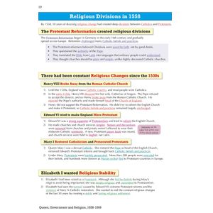 Edexcel GCSE History Early Elizabethan England Study Guide (Ages 14-16) Look Inside Image 3