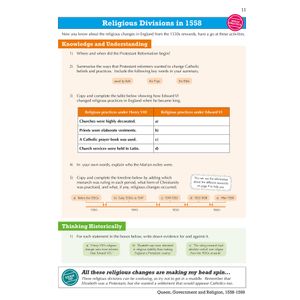 Edexcel GCSE History Early Elizabethan England Study Guide (Ages 14-16) Look Inside Image 4