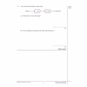 Edexcel GCSE Maths Practice Papers Foundation (Ages 15-16) Look Inside Image 5