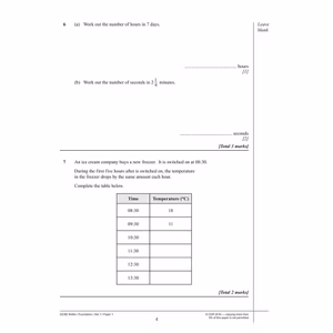 Edexcel GCSE Maths Practice Papers Foundation (Ages 15-16) Look Inside Image 4