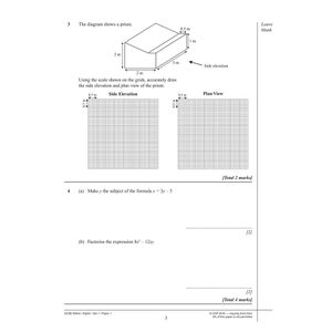 Edexcel GCSE Maths Practice Papers Higher (Ages 15-16) Look Inside Image 3