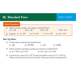 Edexcel GCSE Maths Revision Question Cards Foundation (Ages 15-16) Look Inside Image 2
