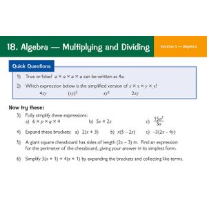 Edexcel GCSE Maths Revision Question Cards Foundation (Ages 15-16) Look Inside Image 6