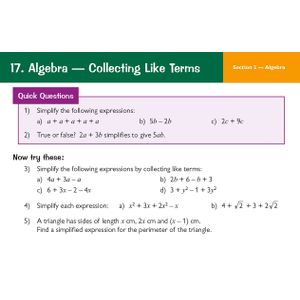 Edexcel GCSE Maths Revision Question Cards Foundation (Ages 15-16) Look Inside Image 4